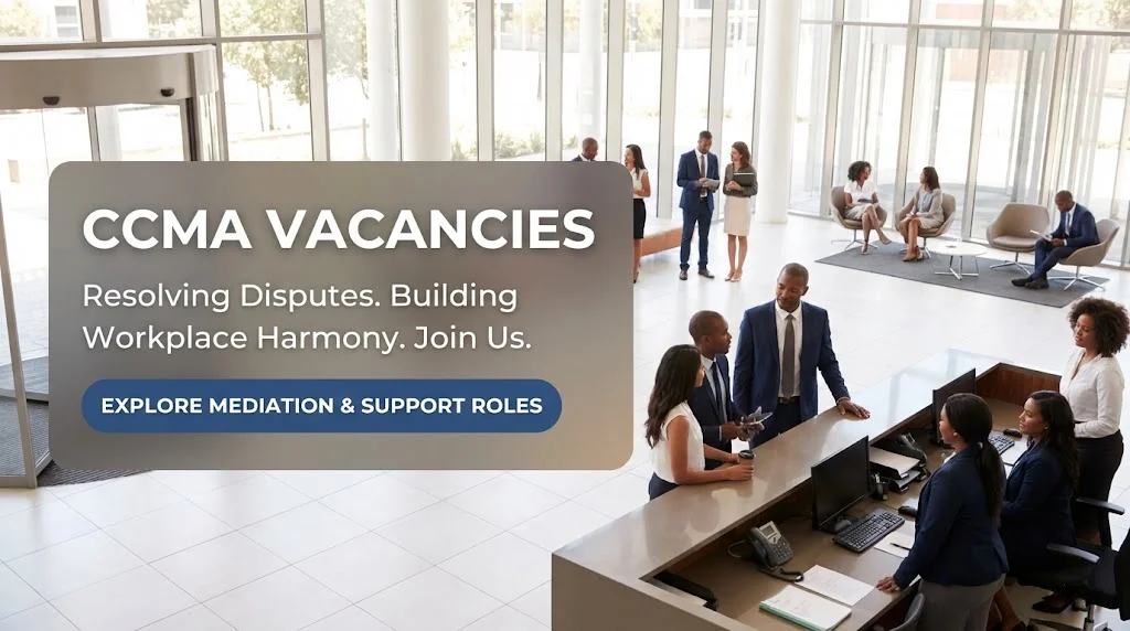 CCMA Vacancies in Commission for Conciliation, Mediation, and Arbitration