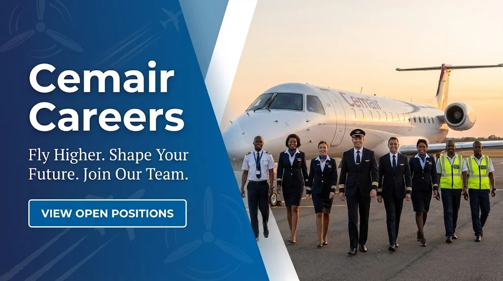 Cemair Careers in Leading Airline of South Africa Apply Online