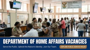 Department of Home Affairs Vacancies in Government Online Application