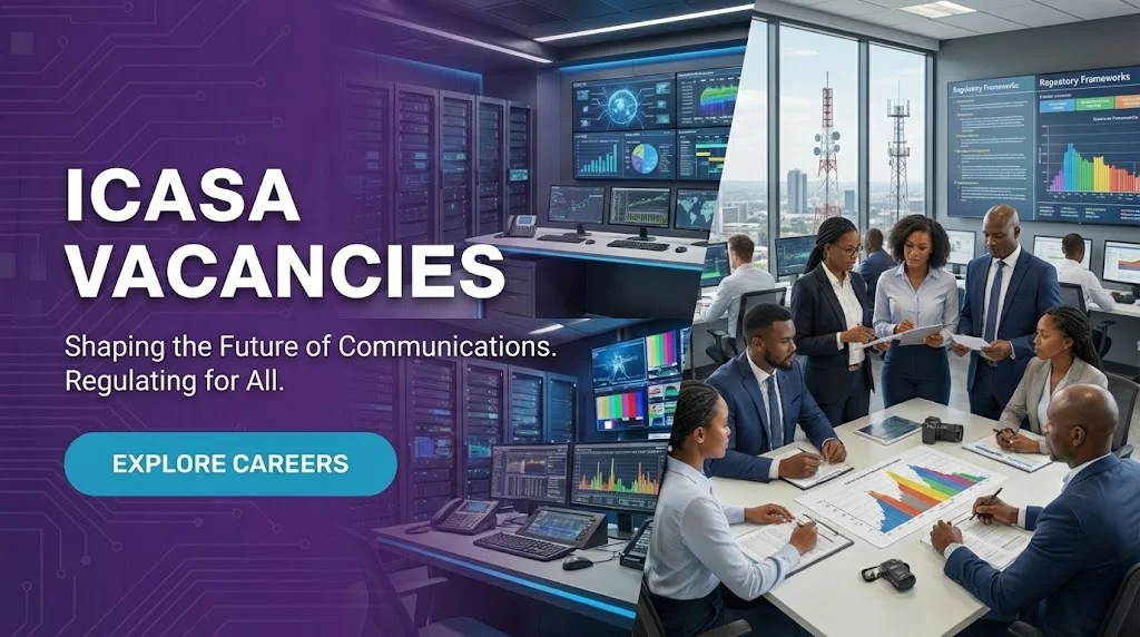 ICASA Vacancies in Independent Communications Authority of South Africa ICASA Vacancies in Independent Communications Authority of South Africa